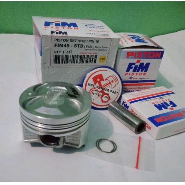 Jual PISTON KIT SEHER SET RING SUZUKI SATRIA FU 150 STD/STANDAR 50 100