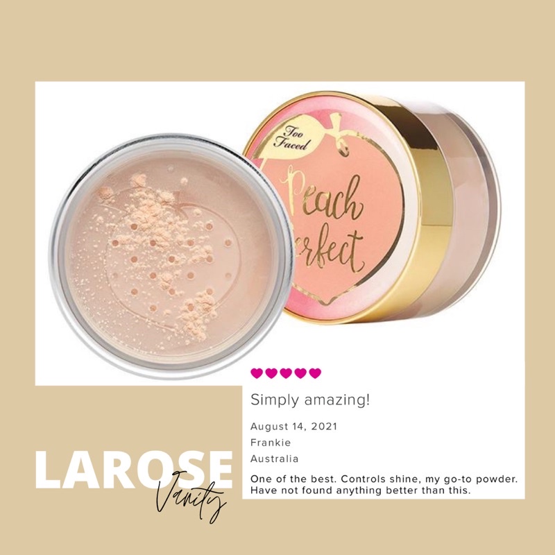 Too Faced Peach Perfect offers Mattifying Setting Powder