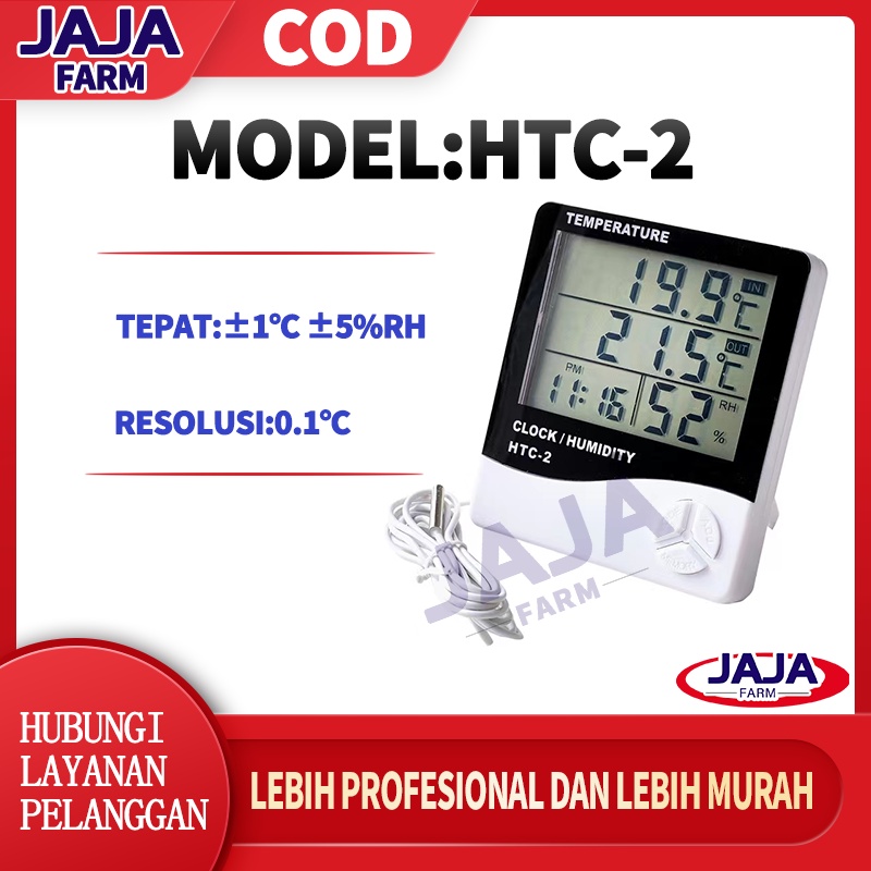 Jual Htc 2 Higrometer Termometer Ruangan Htc 2 Thermometer Hygrometer