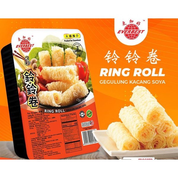 Jual Everbest Ring Roll Kulit Kembang Tahu Fried Tofu Skin