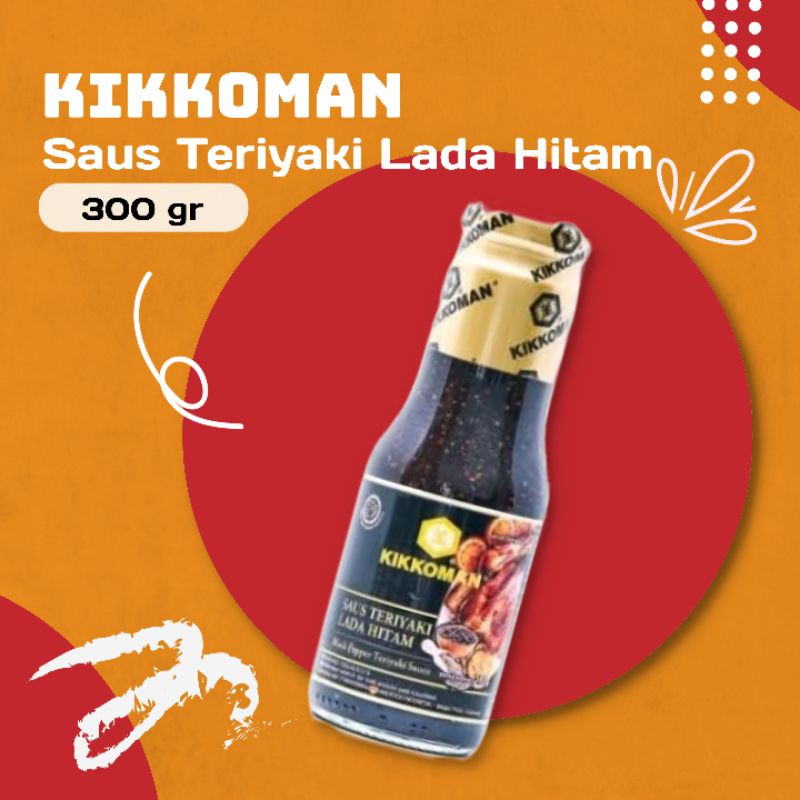 Jual Kikkoman Blackpepper Teriyaki Sauce Halal Botol (300 gr) | Shopee ...