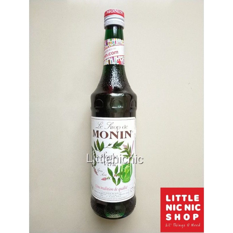 Jual Monin Green Mint flavoured syrup 70 CL (700ml) sirup rasa minuman