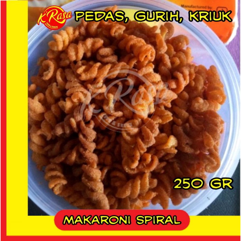 Jual Makaroni Spiral Pedas 250 Gr Makaroni Ulir Untir Pedas Enak