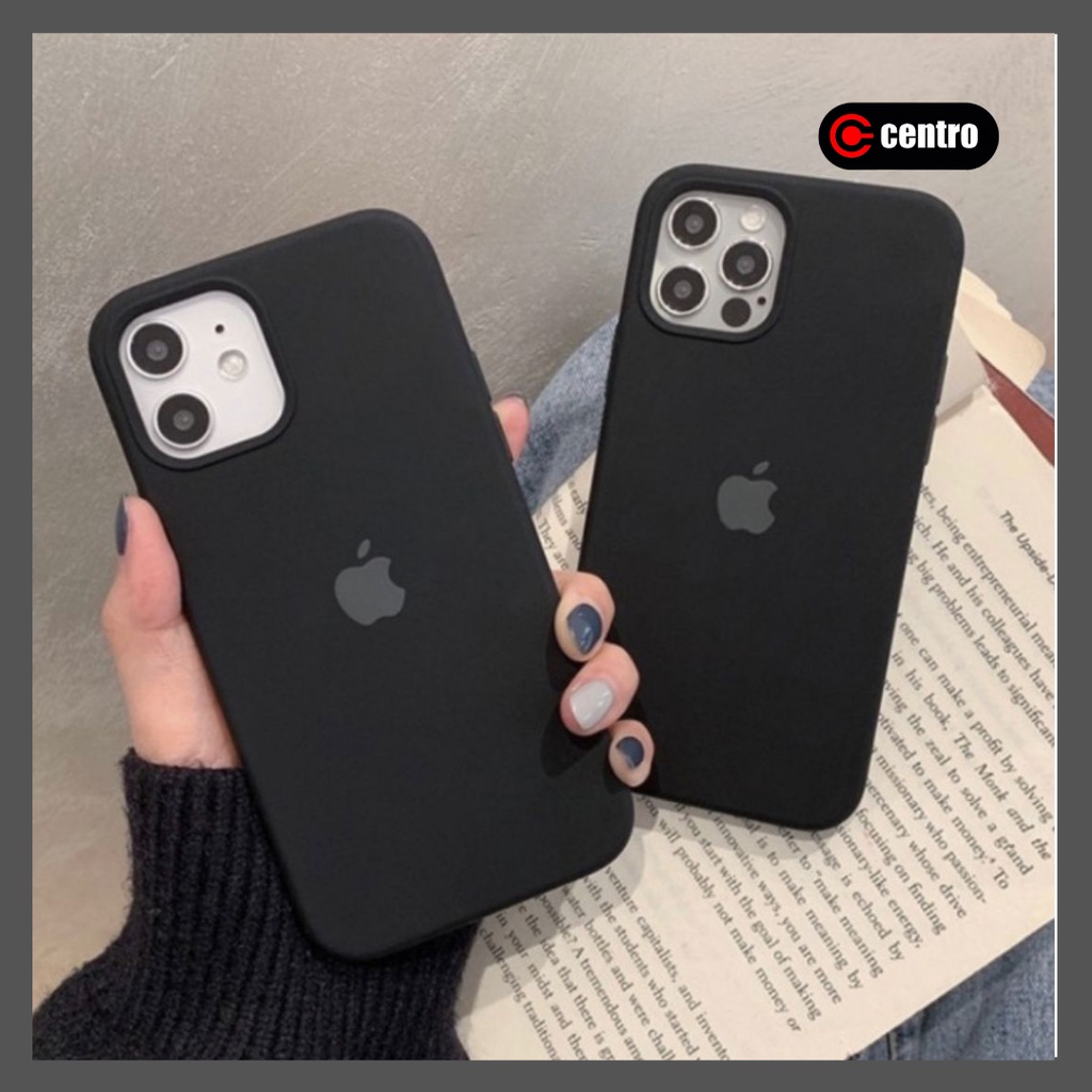 Jual Silicone Case Black Original Model For Iphone 11,12,13,14,15 ...