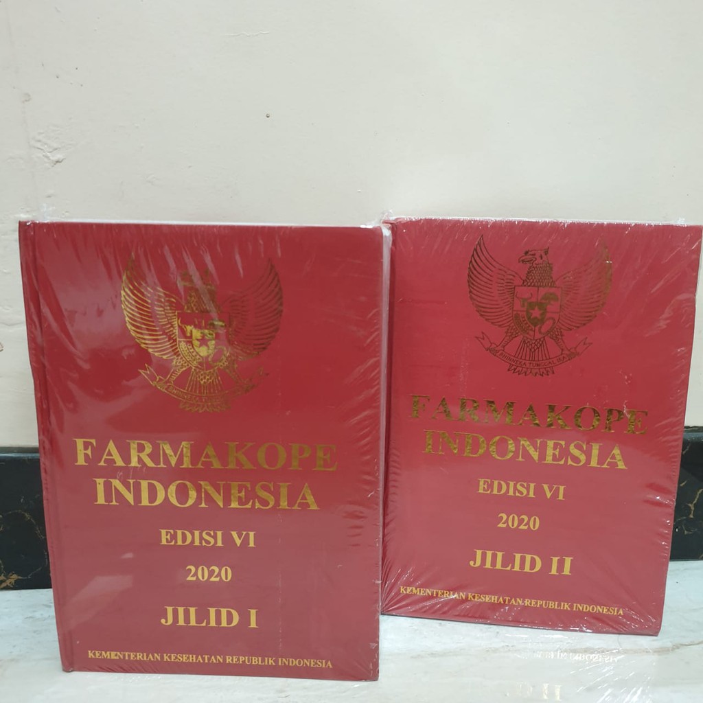 Jual Buku Farmakope 6 - Farmakope Indonesia VI 2020 -( JIlid 1 & Jilid ...