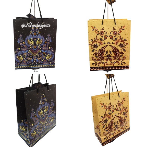 Jual Paper Bag Goodie Bag Kiky Batik Tas Tali Ukuran C (Besar) - SATUAN ...