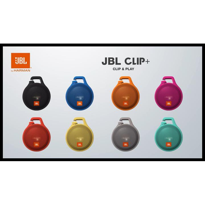Jual GRATIS ONGKIR JBL CLIP+ WIRELESS PORTABLE BLUETOOTH SPEAKER | JBL ...