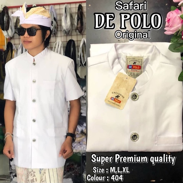 Jual Brahmastore Baju Safari Pakaian Adat Bali Pria 1 Set Shopee Indonesia 