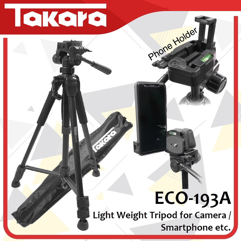 Jual Tripod Takara ECO-193A ECO 193A mark ii New For kamera Mirroless ...
