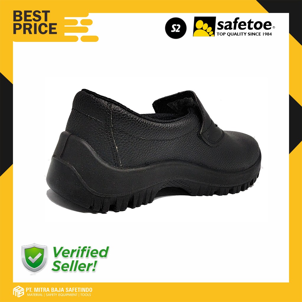 Jual Sepatu Safety SAFETOE Kitchen Chef Sepatu Chef Slop Warna Hitam ...