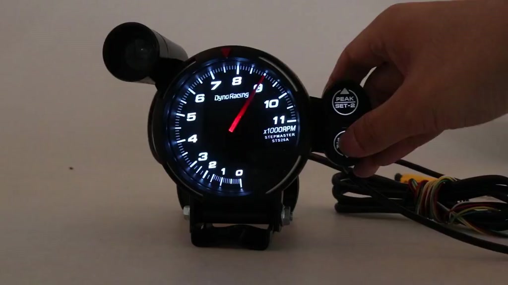 Jual 80mm rpm 3.75 Inch 7 Warna 11000 RPM Tachometer Gauge murah ...