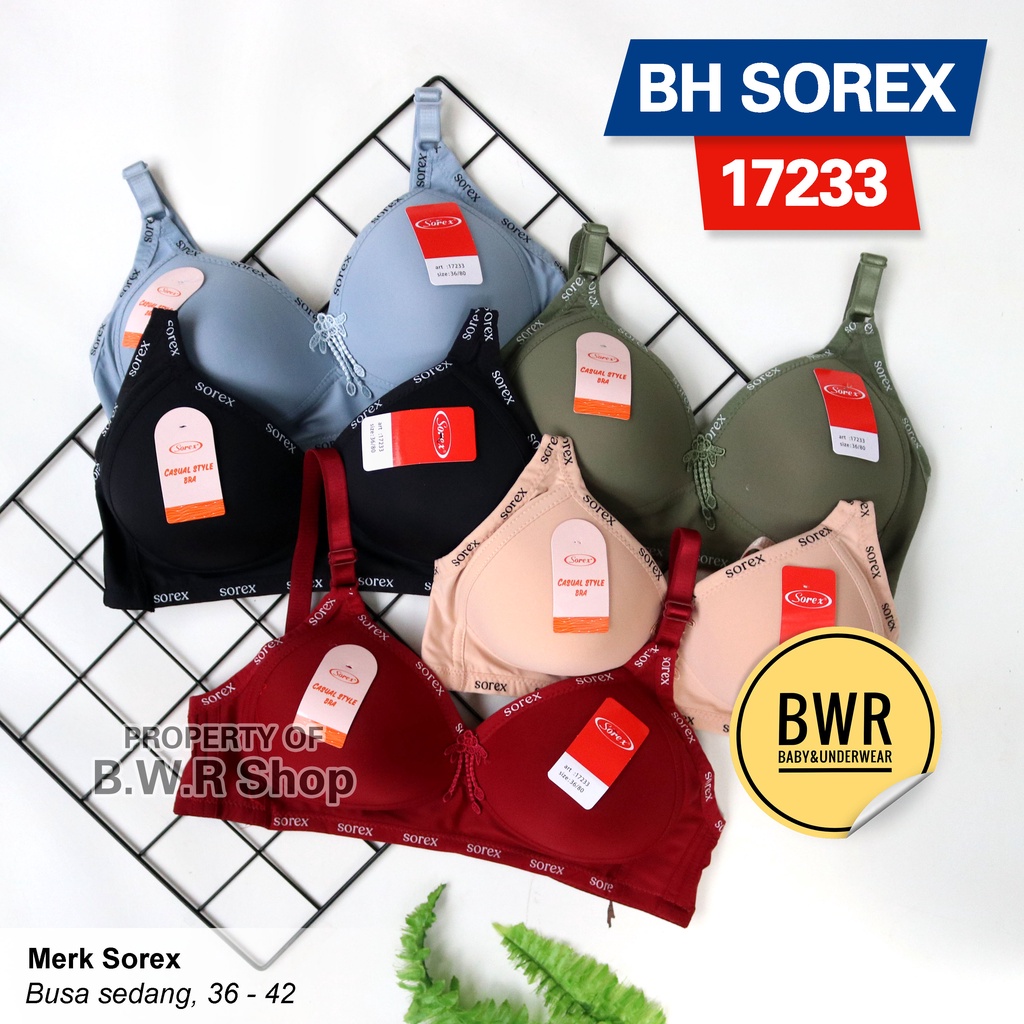 Jual Sorex Bra Busa Tanpa Kawat Kait Setara Cup C Cup Besar Bh Harian Casual Style Bh