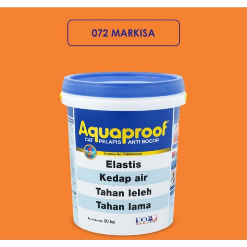 Jual Aquaproof Aquaproof Cat Waterproofing Pelapis Anti Bocor 20kg Markisa Shopee Indonesia 3331