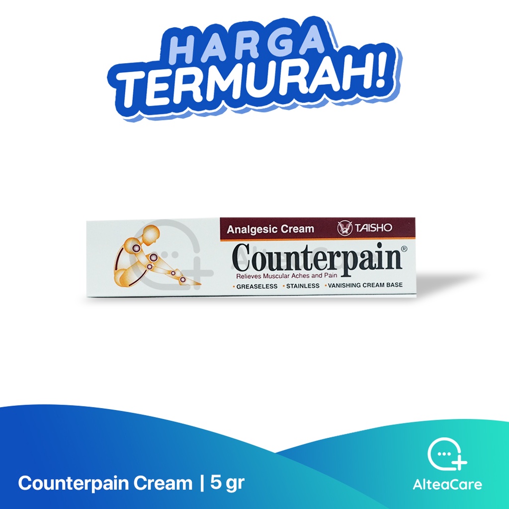 Jual Counterpain Cream 5 gr (Nyeri Otot, Sendi) | Shopee Indonesia
