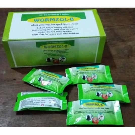 Jual WORMZOL-B ISI 1 BOLUS (OBAT CACING HEWAN) | Shopee Indonesia