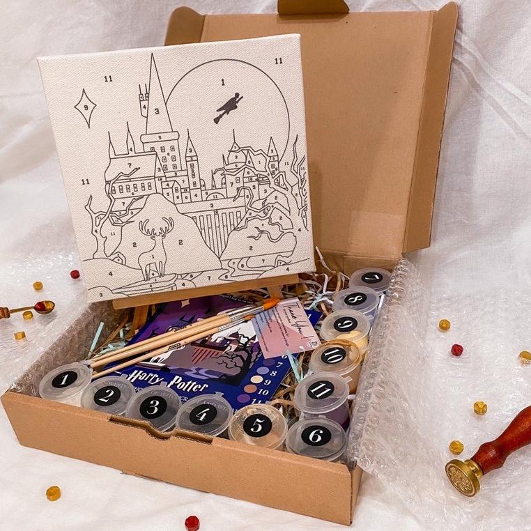 Jual Paint By Numbers HARRY POTTER ( Hogwarts School ) Paintology
