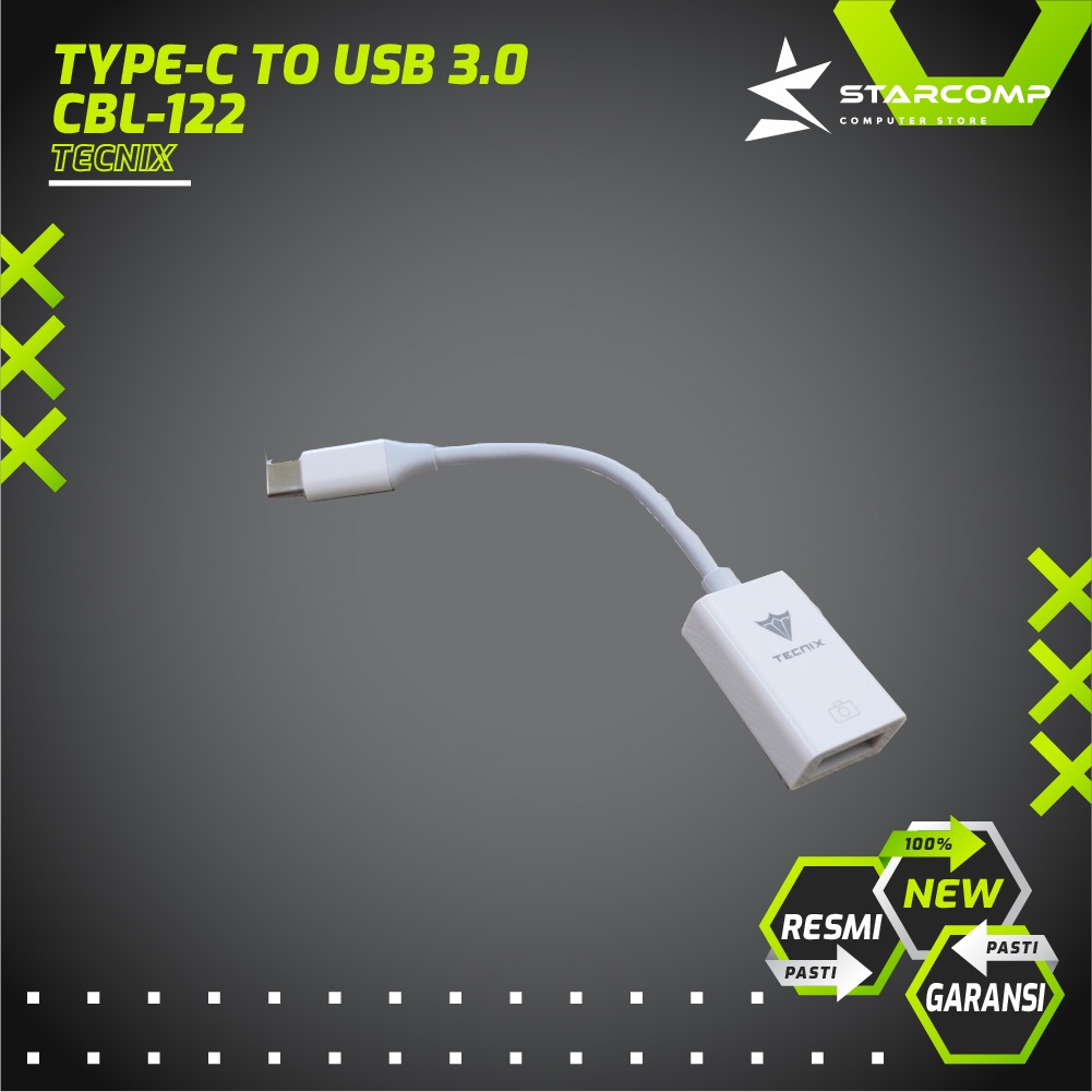 Jual Tecnix Cbl Otg Cable Adapter Type C To Usb Port Female