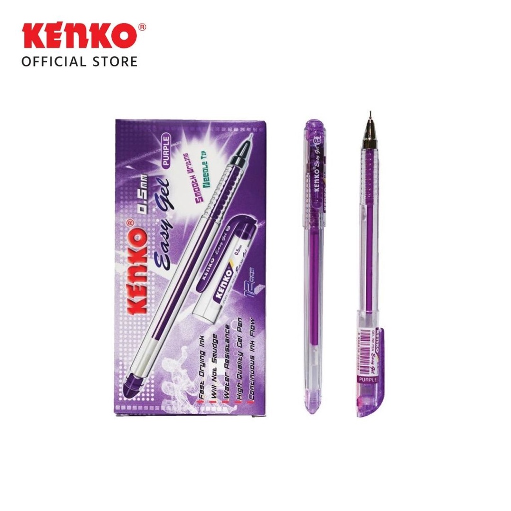 KENKO GEL PEN / Pulpen Jel / Pena Jel / Pen Tinta Gel Easy Gel (7)