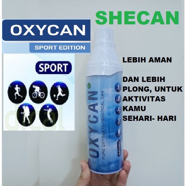 Jual Portable Oxycan Sport 600 Cc Kaleng Tabung Gas Oksigen Portable ...