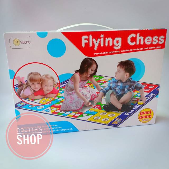 Jual MAINAN ANAK GIANT FLAYING CHESS FAMILY GAME LUDO | Shopee Indonesia