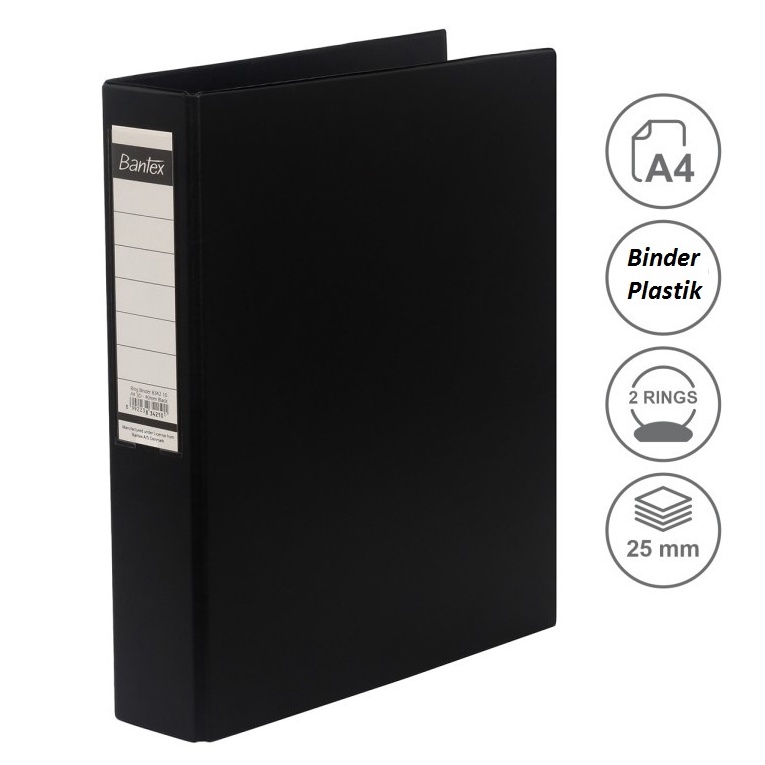 Jual bantex ring binder 4 ring a4 motif polos shopee indonesia