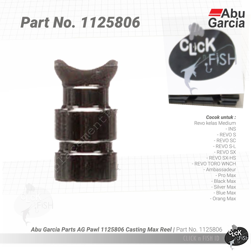 Abu Garcia Parts AG Pawl 1125806 Casting Max Reel | Part No. 1125806