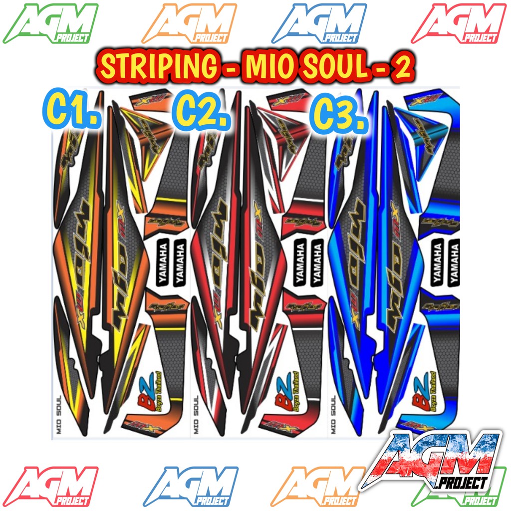 Jual Striping Mio Soul - AGM Project. | Shopee Indonesia