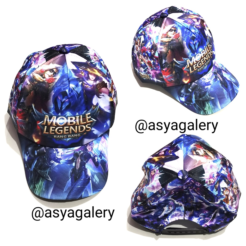 Jual Topi Anak Mobile legends/ Topi Free Fire Anak Usia 2-6 Tahun/Topi ...