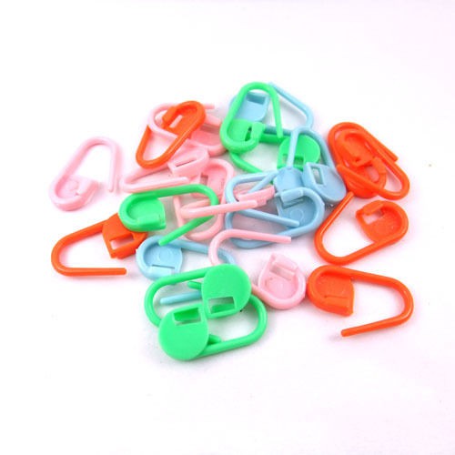 Jual Locking Stitch Marker Peniti Plastik Penanda Rajutan Warna-Warni ...