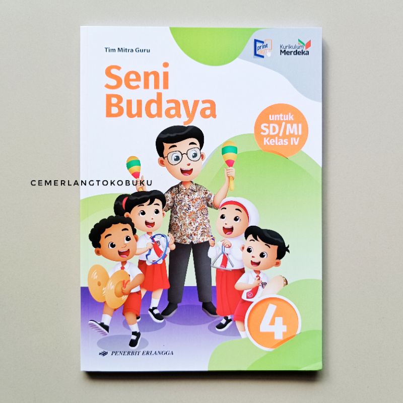 Jual BUKU SENI BUDAYA KELAS 4 SD MI TIM MITRA GURU PENERBIT ERLANGGA ...