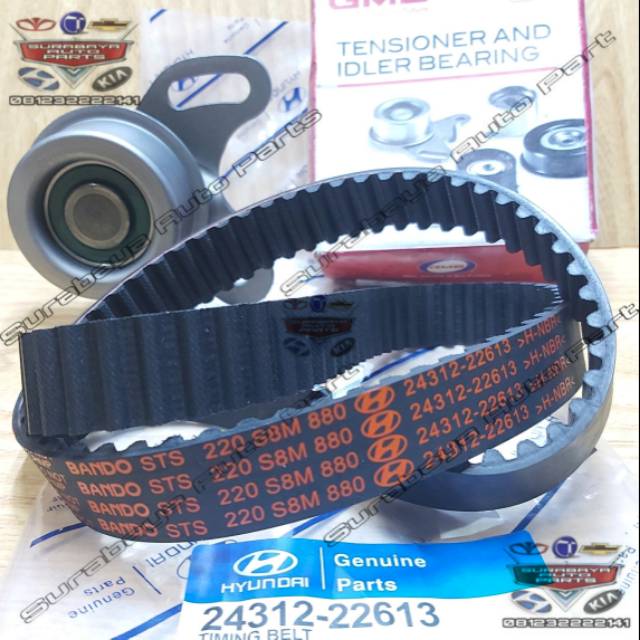 Jual Timing Belt Set Tensioner Hyundai Accent Verna Getz Aveg Shopee