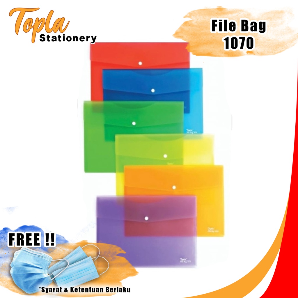 Jual Topla Map Kancing Folio Map Dokumen Map File Amplop Dokumen ...