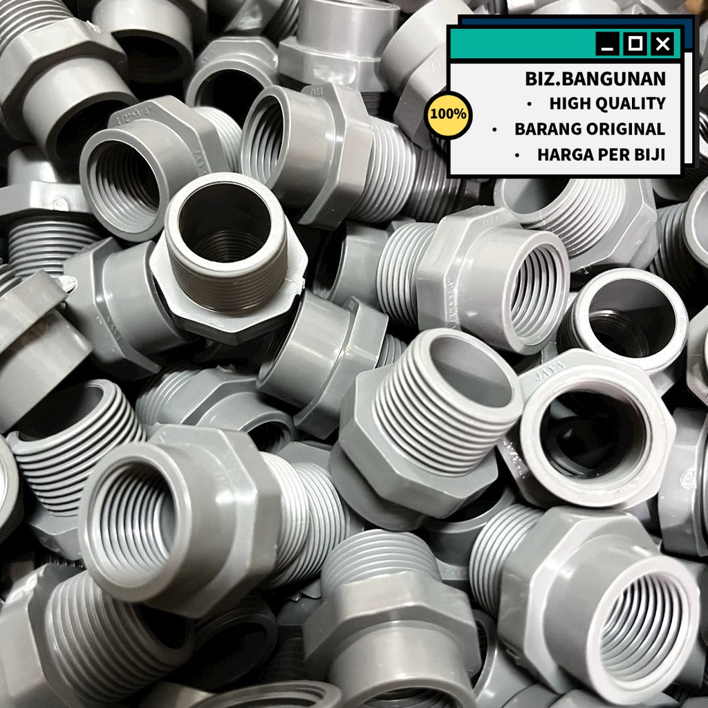 Jual VALVE RING PVC JAYA TS 3/4 X 1/2 FITTING PIPA SAMBUNGAN KRAN