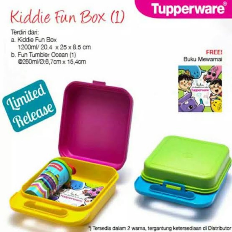 Jual TUPPERWARE KIDDIE FUN BOX | Shopee Indonesia