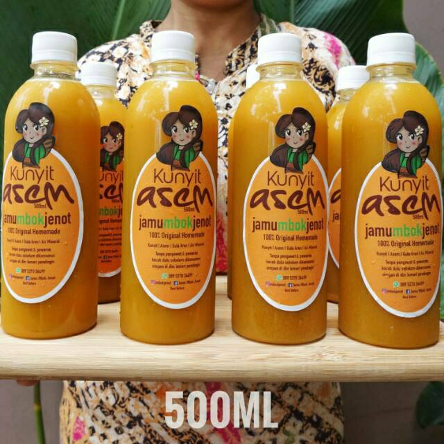 Jual Kunyit Asem 500ml Jamu Jamu Mbok Jenot Minuman Sehat