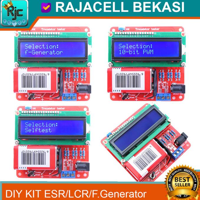 Jual Diy Kit Esr Meter Lcr Meter Signal Pwm Generator Frekuensi Meter ...