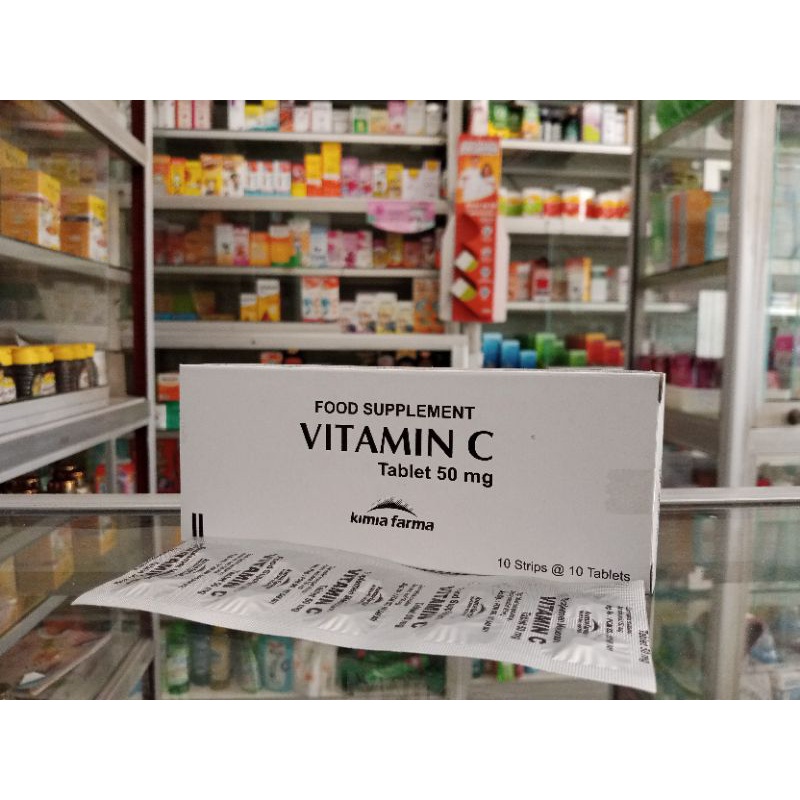 Jual VITAMIN C 50 MG KIMIA FARMA 1 STRIP 10 TABLET Shopee Indonesia