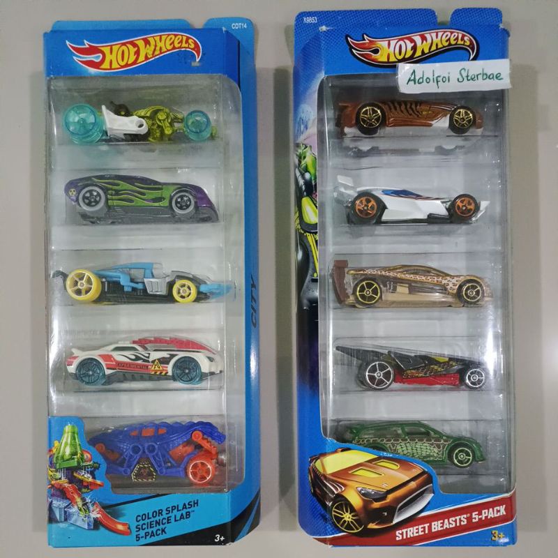 Hot wheels color splash science lab 5 pack online