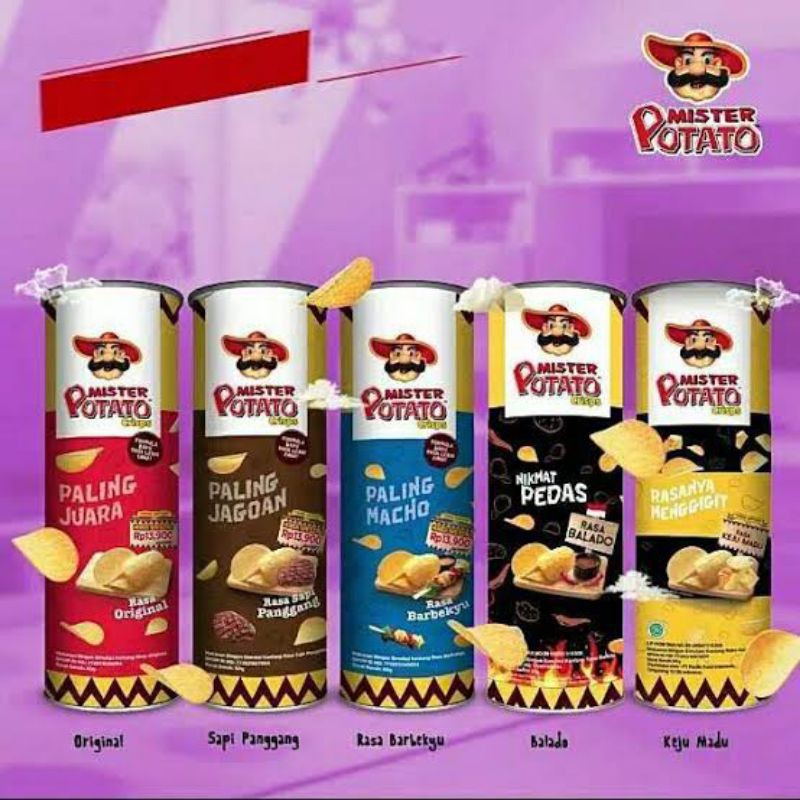 Jual mister potato / pringles potato all variant Shopee Indonesia