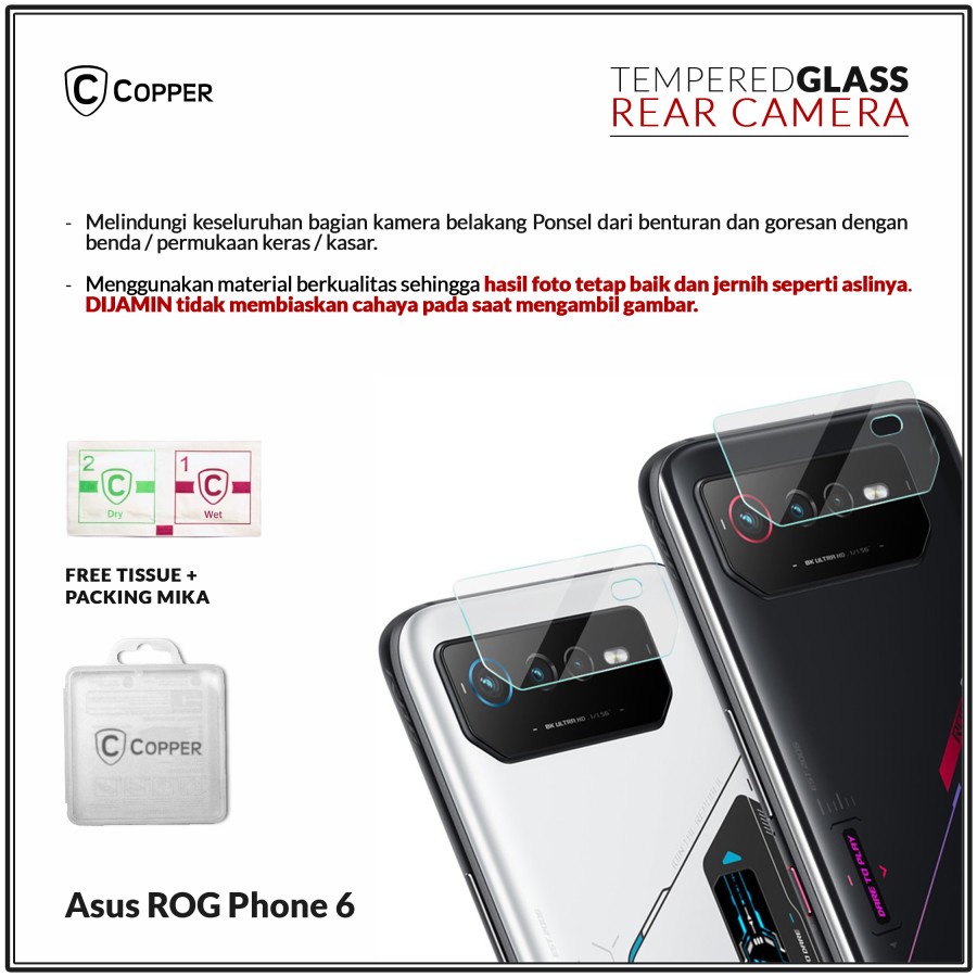 Verre Trempé TM-Concept Pour Asus ROG Phone 6 – 0,26mm 2.5D