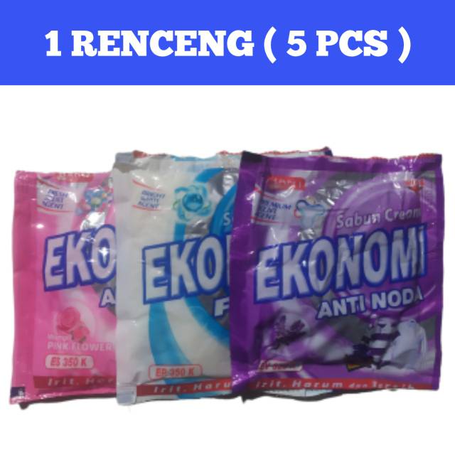 Jual 5 PCS SABUN CREAM EKONOMI 350K / SABUN COLEK / 1 RENCENG | Shopee ...