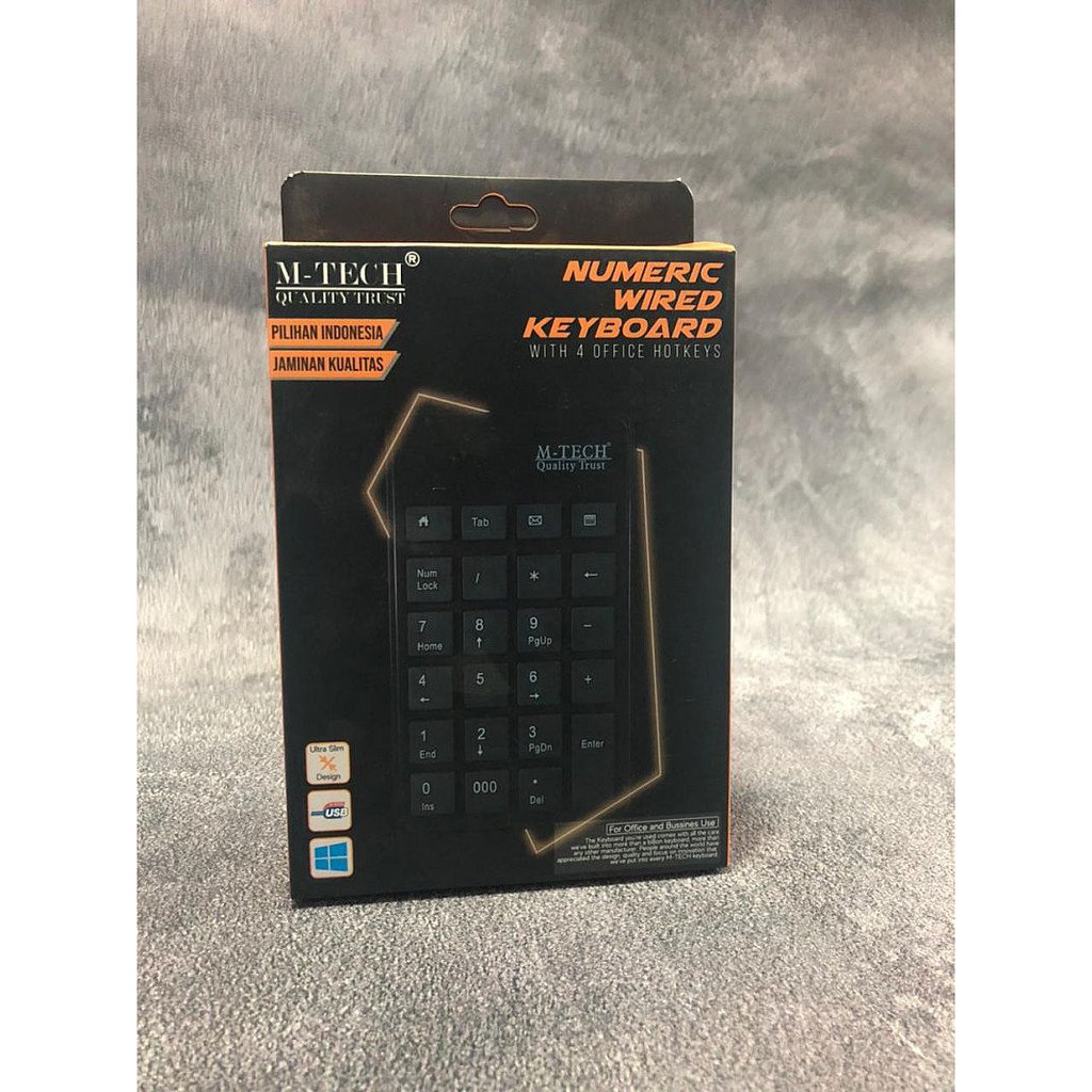 Jual M-Tech Numpad Numeric Keypad Usb Numerik Keyboard | Shopee Indonesia