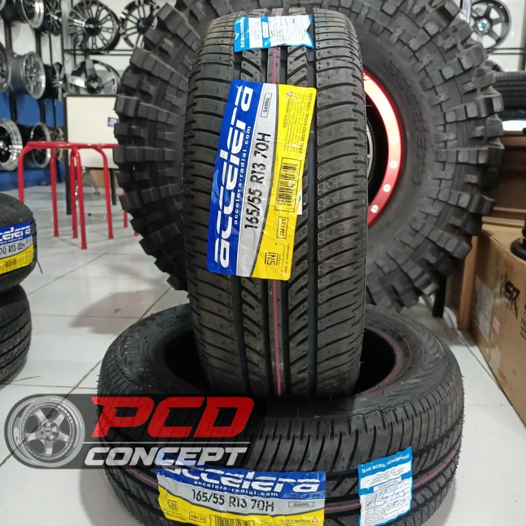 Jual ban mobil standar karimu R13 type accelera gamma 165 65r13 tubles ...
