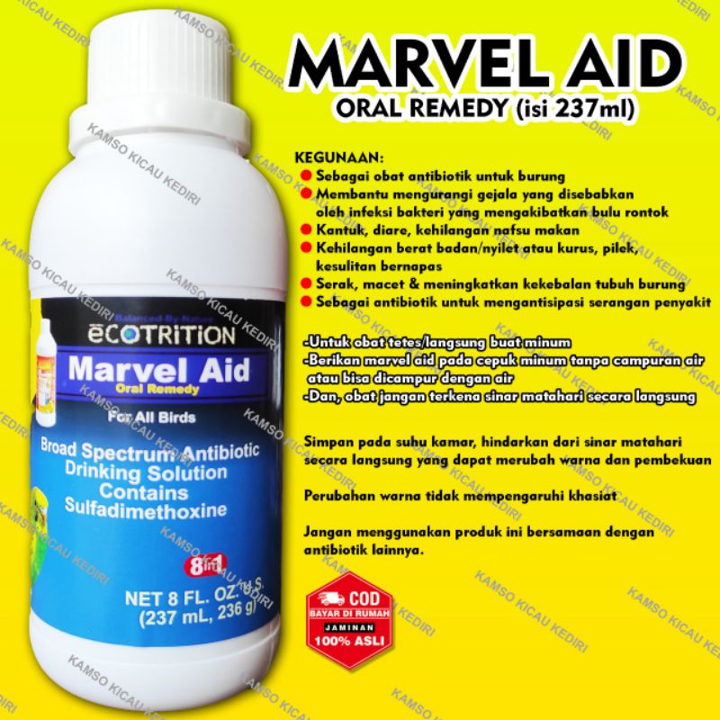 Jual MARVEL AID BESAR 237 ML | Shopee Indonesia