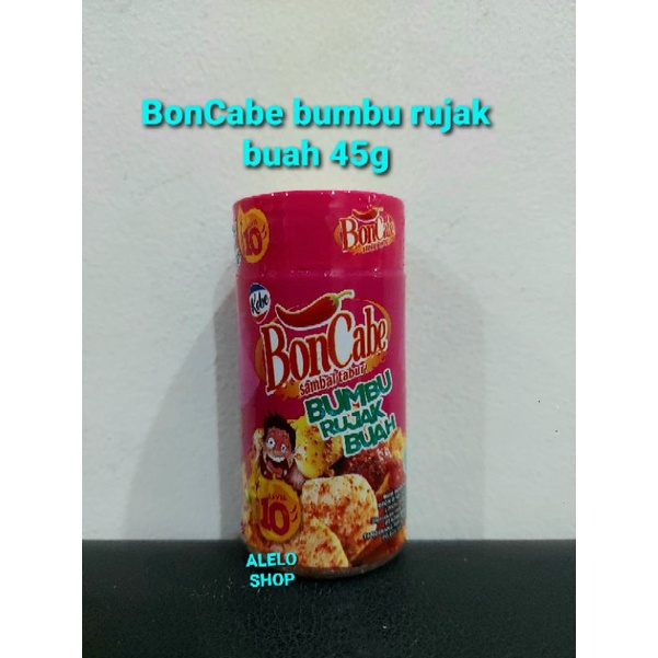 Jual Boncabe Sambal Tabur Bumbu Rujak Buah Botol G Level Cabe