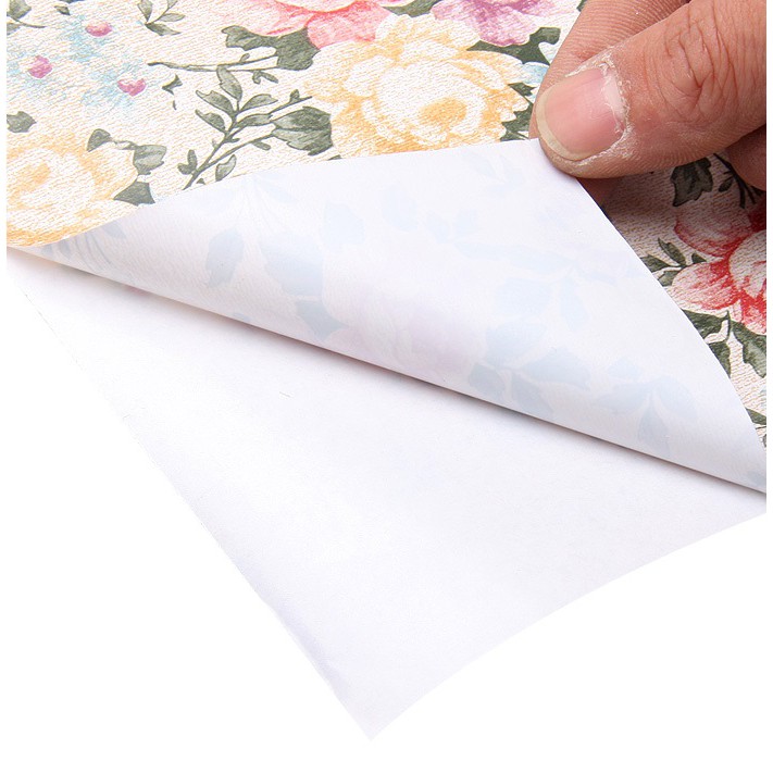 Jual wall papper sticker dinding interior rumah motif bunga mudah ...