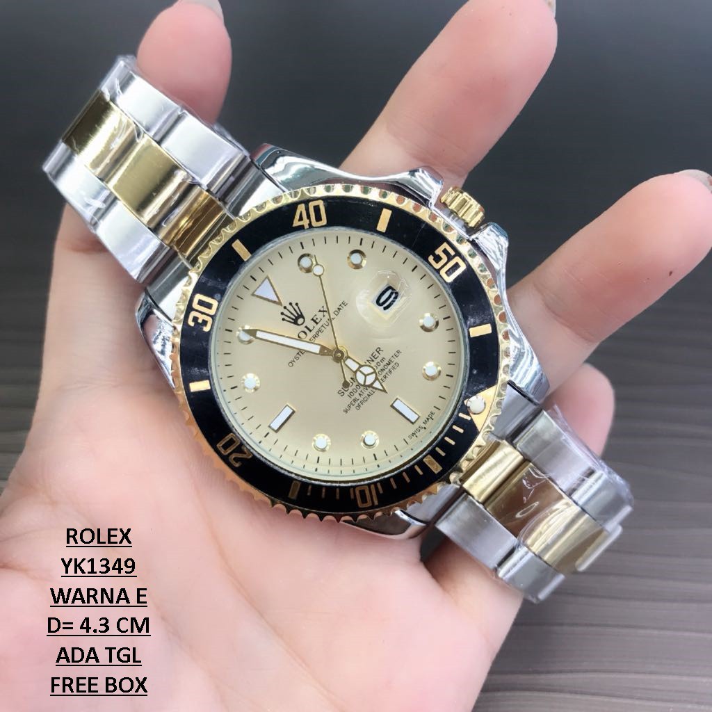 Jual Jam Tangan Pria Murah Rolex Yk1349 Bst Shopee Indonesia