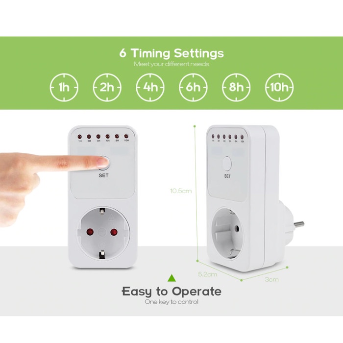 Jual Stop Kontak Otomatis Countdown Timer Switch Auto Shut Off Power ...