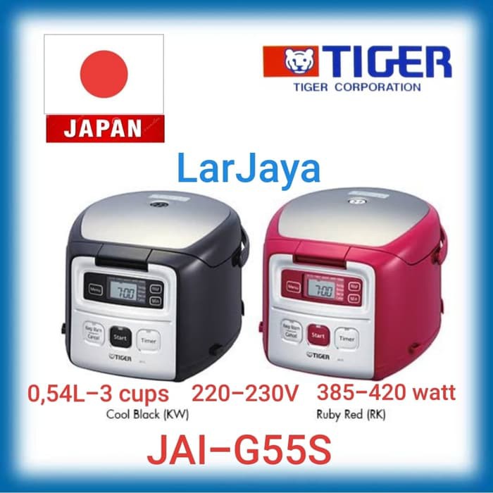 Jual RICE COOKER TIGER JAIG55S/ JAI G55S 0,54L/3 Cups Shopee Indonesia