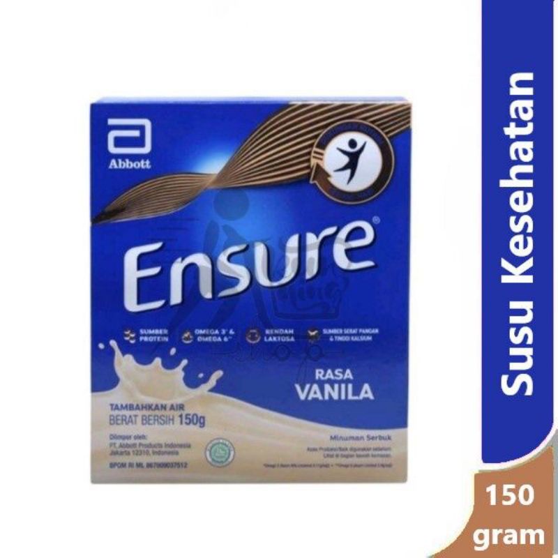 Jual ensure vanila box 150gr (exp 2025) | Shopee Indonesia